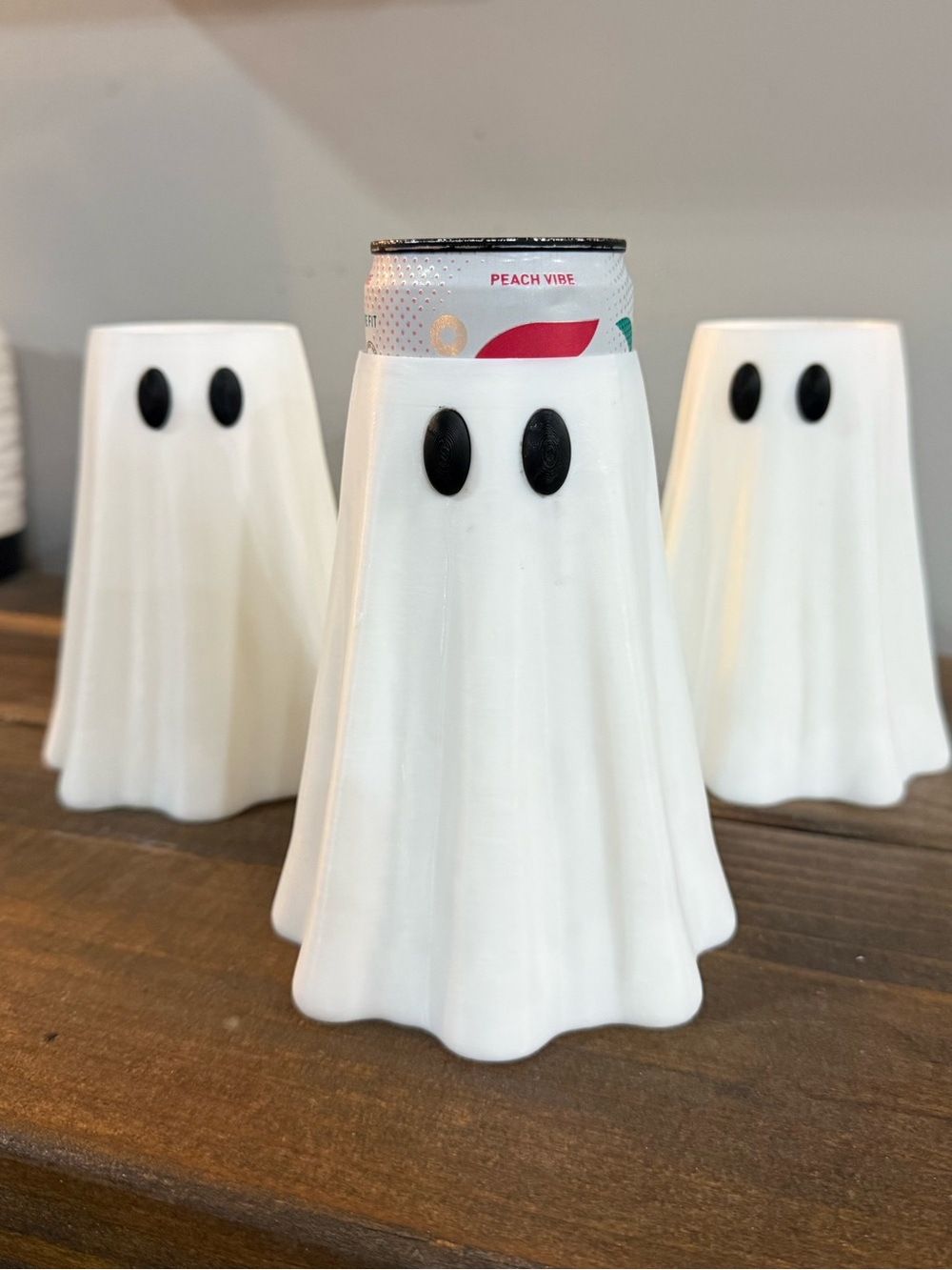 Ghost Slim Can Koozies